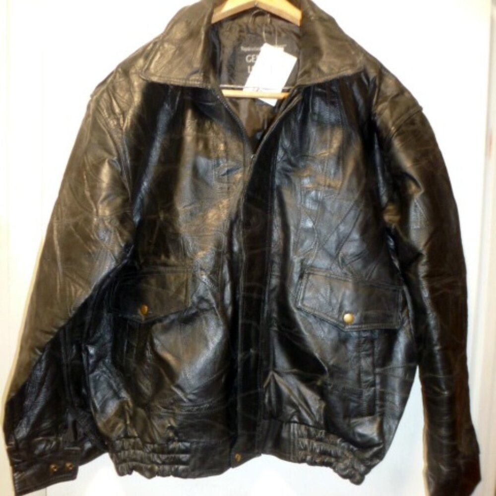 Napoline Leather Outfitters Genuine Leather Handcrafted jacket, Sz L NWT